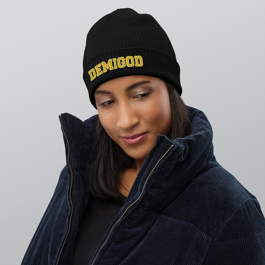 Demigod Organic ribbed beanie